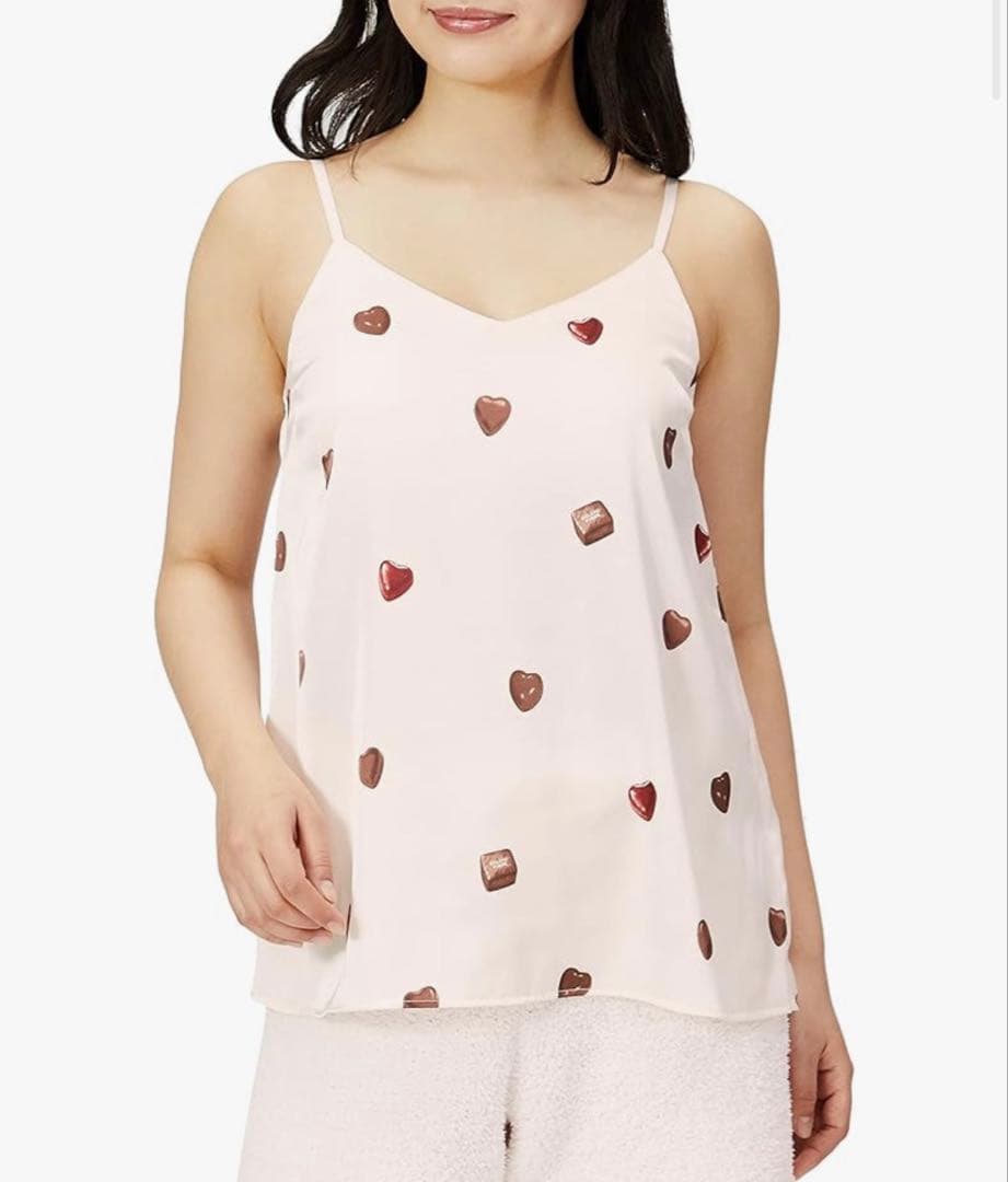 新品未使用　ジェラートピケ　ハート柄ショートパンツとカーディガンセット