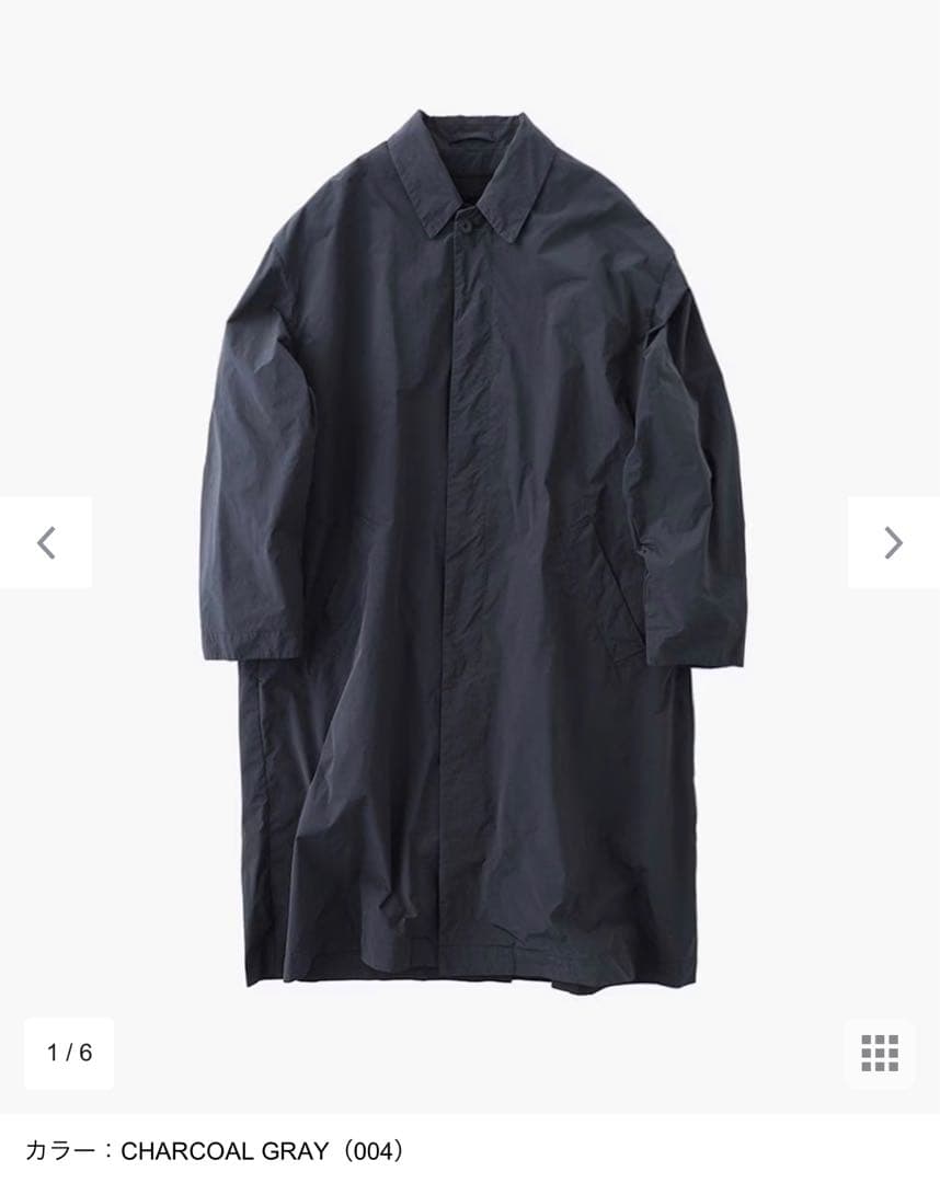 【セール中】ATON/コートAIR VENTILE バルマカンコート04サイズ