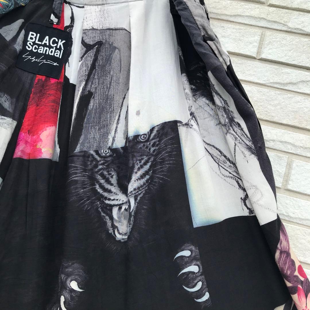 ブラックスキャンダルヨウジヤマモト　パンツ　3　レーヨン100