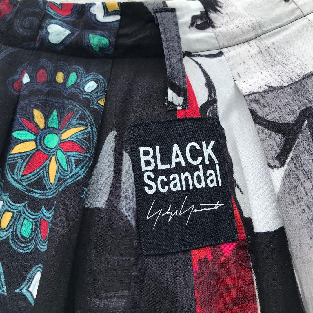 ブラックスキャンダルヨウジヤマモト　パンツ　3　レーヨン100