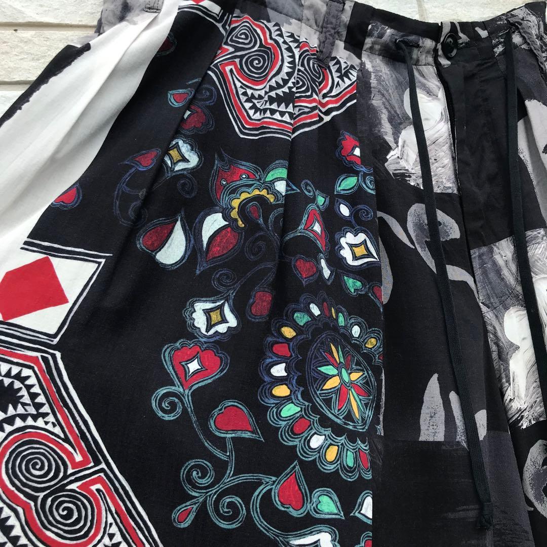 ブラックスキャンダルヨウジヤマモト　パンツ　3　レーヨン100