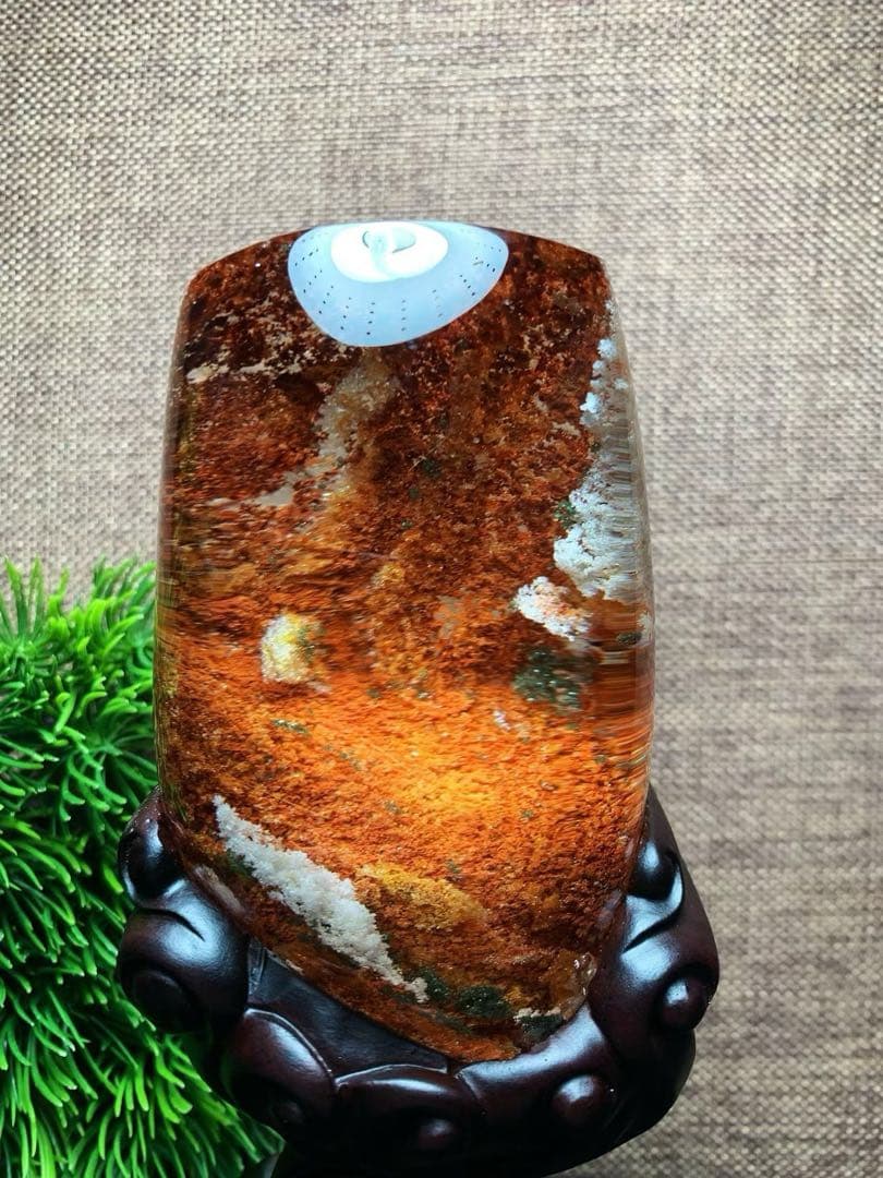 ⭐︎【極上品】天然 ガーデン クォーツ 置物 303g