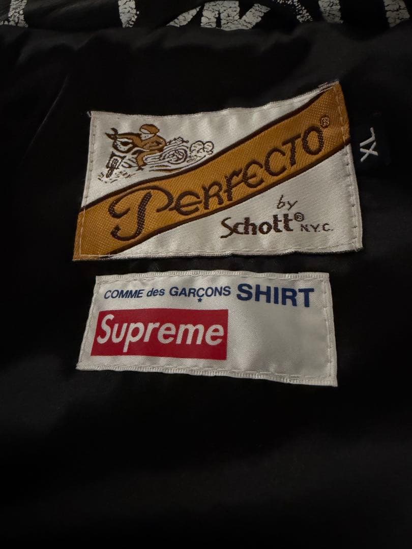 [最終価格]シュプリーム ×コムデギャルソンシャツ ×ショット 18AW XL