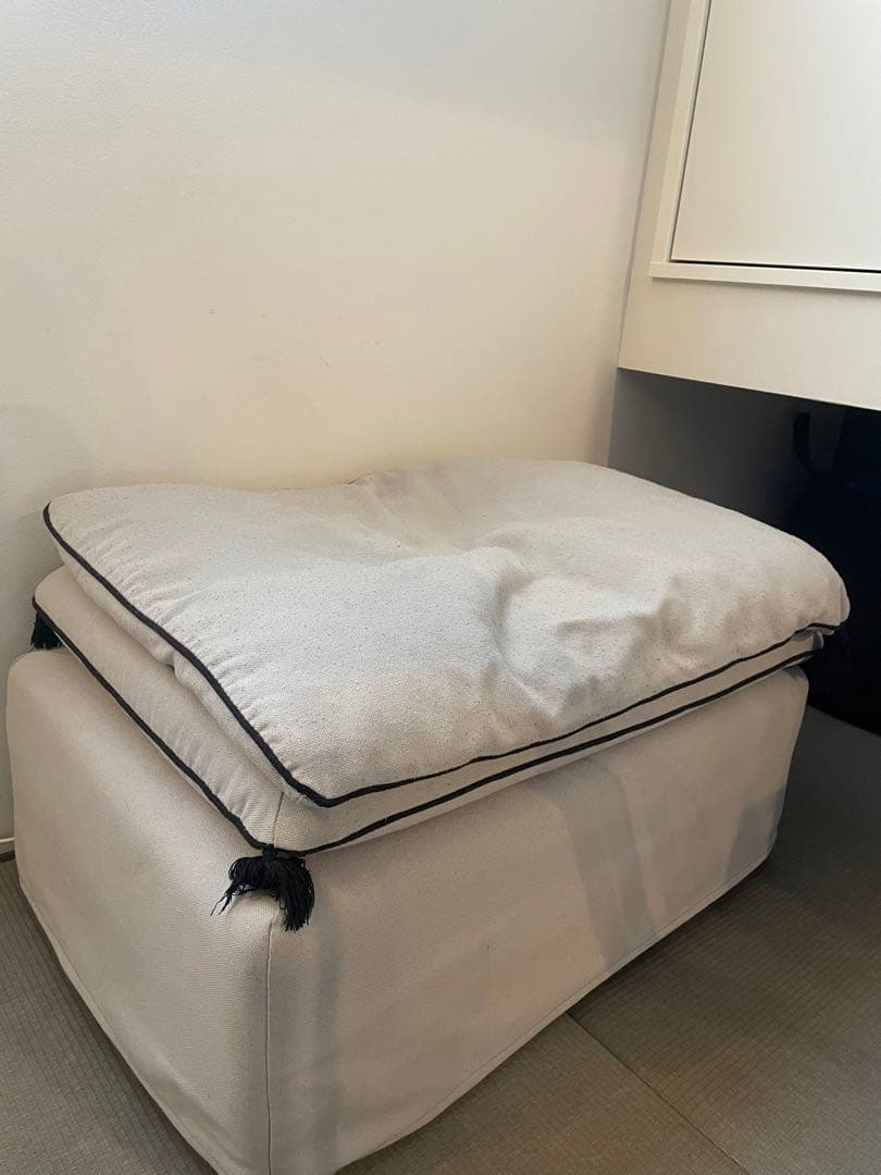 Francfranc オットマン　グレーのみ