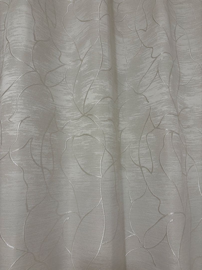 大幅値下げ→美品【遮光2級カーテン&花柄レース2点セット】高さ240㎝ 規格外