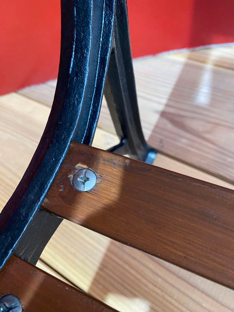 ✨廃盤✨希少✨ディズニー×タカショー　キッズファニチャー　アイアンガーデンベンチ