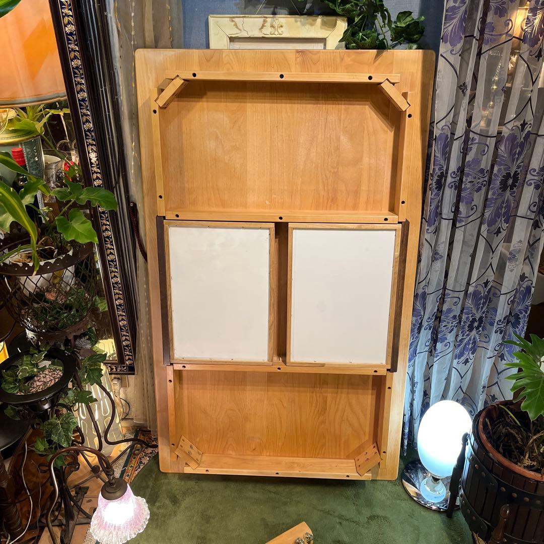 アルダーソリッド　引き出し付　コンパクトテーブル