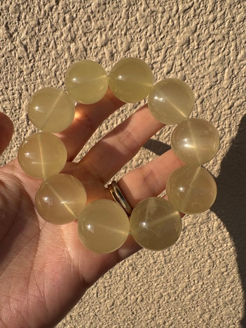 S Yh　お仕立て　イエロームーンストーン