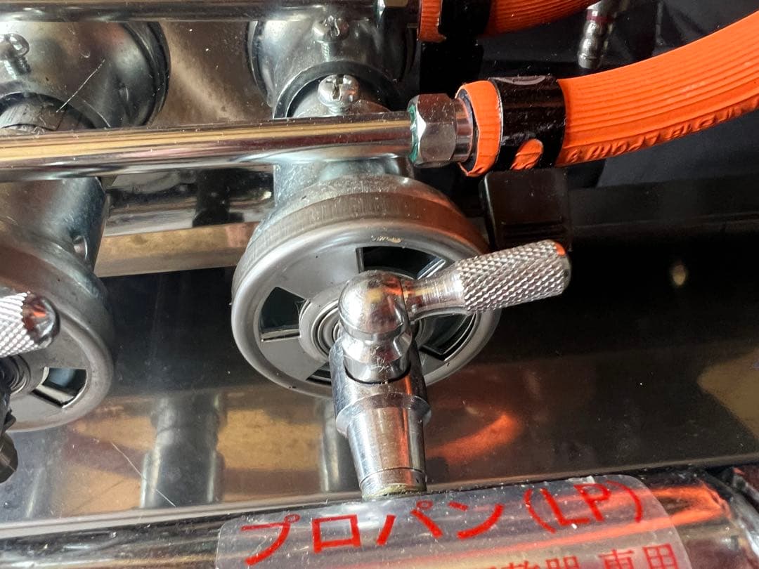 送料込み　山下金物　大判焼き器　32穴　LPガス用　業務用　使用頻度少ない良品