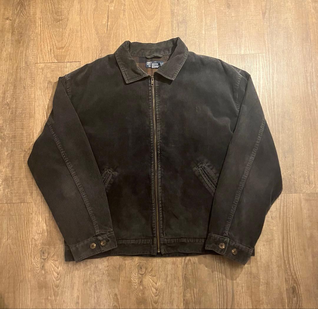 90's Ralph Lauren コーデュロイ スイングトップ　black