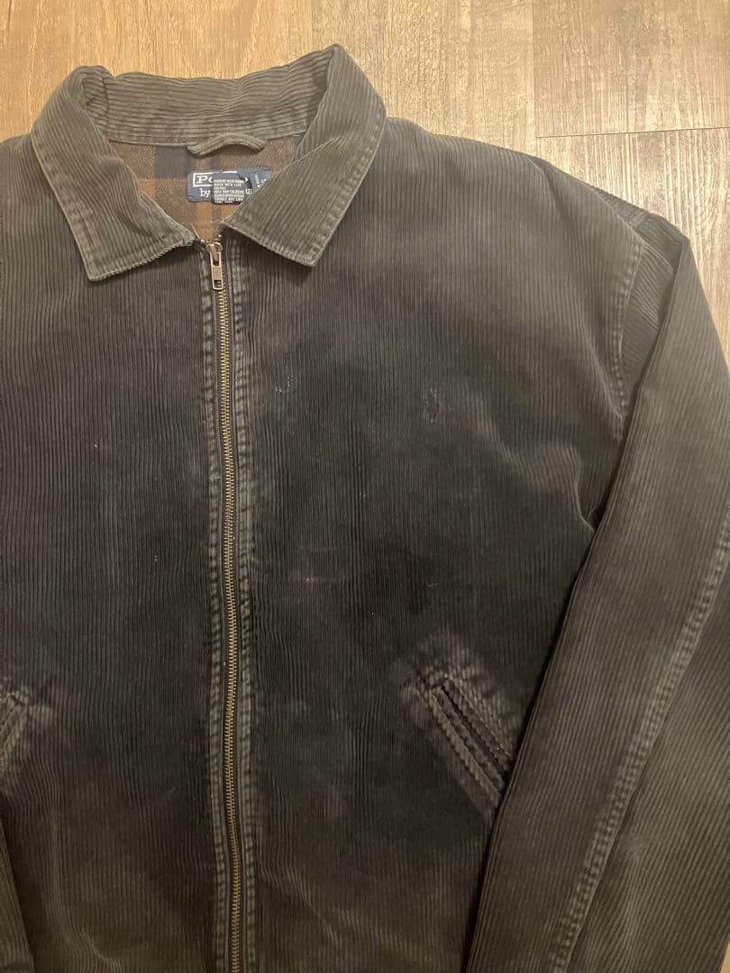 90's Ralph Lauren コーデュロイ スイングトップ　black