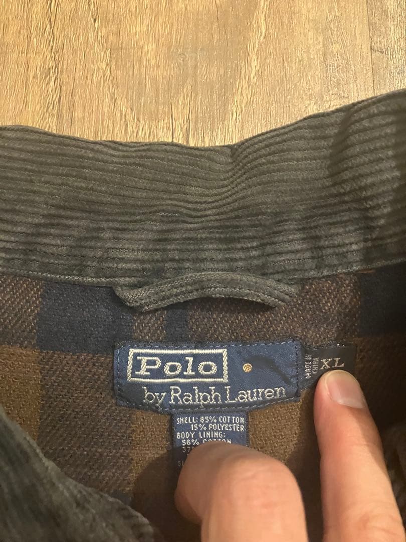 90's Ralph Lauren コーデュロイ スイングトップ　black