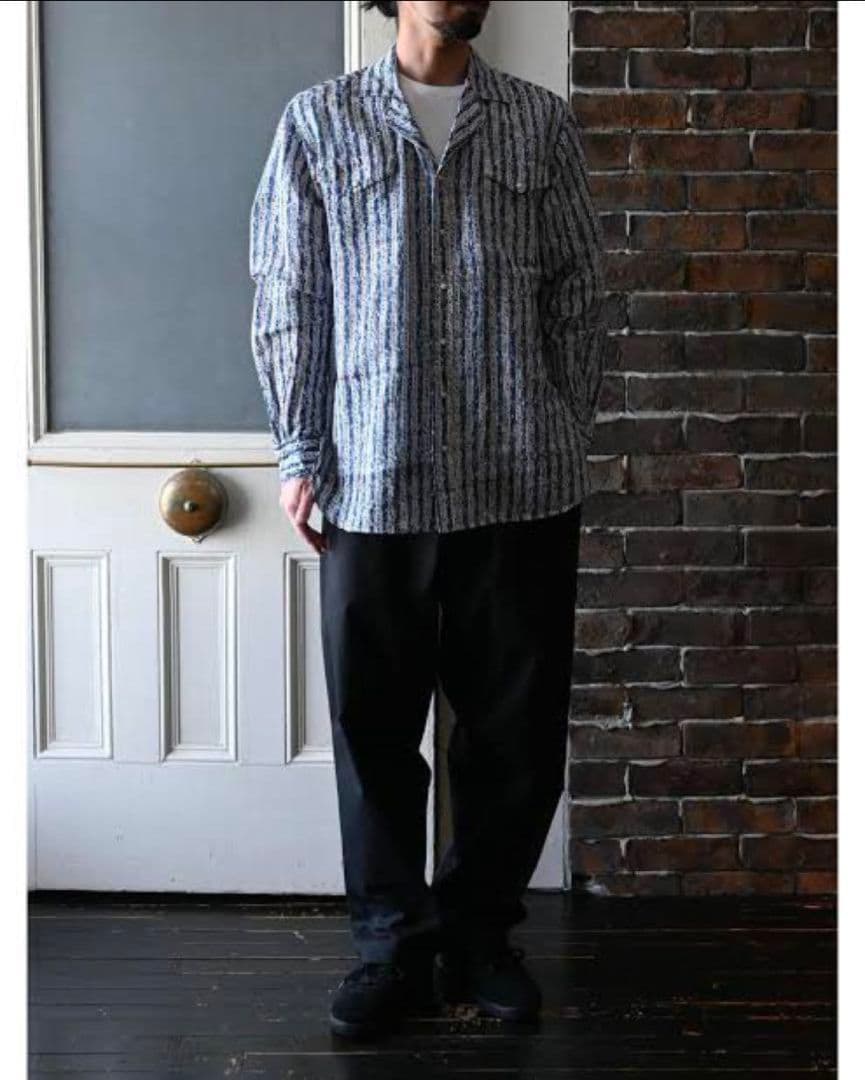 トップス NICENESS PUTHLI.L BLUE sizaM