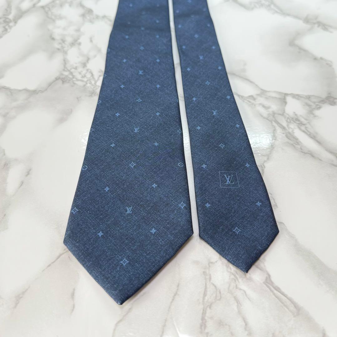 ✨未使用級✨ 現行 LOUISVUITTON ネクタイ シルク100 モノグラム