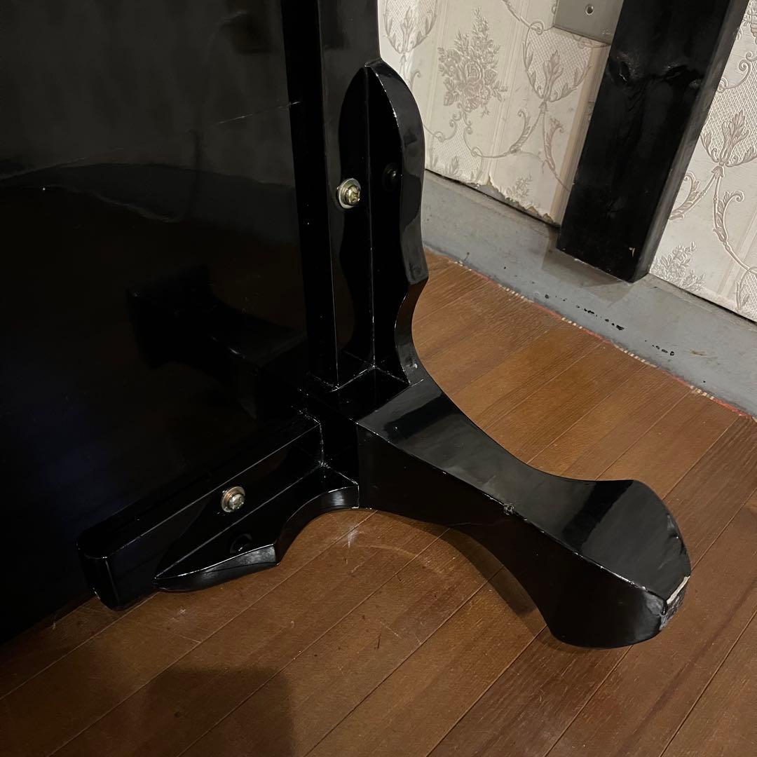 【アンティーク】螺鈿細工 鳳凰文座卓 鳳凰 中国美術 センターテーブル 座卓