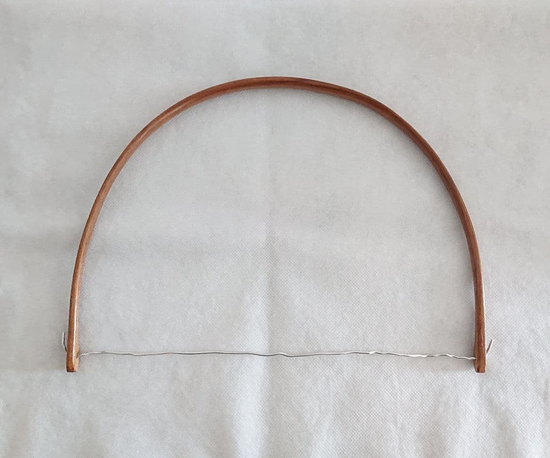 ナンタケットバスケット12インチ用 木製ハンドル(ウォルナット)