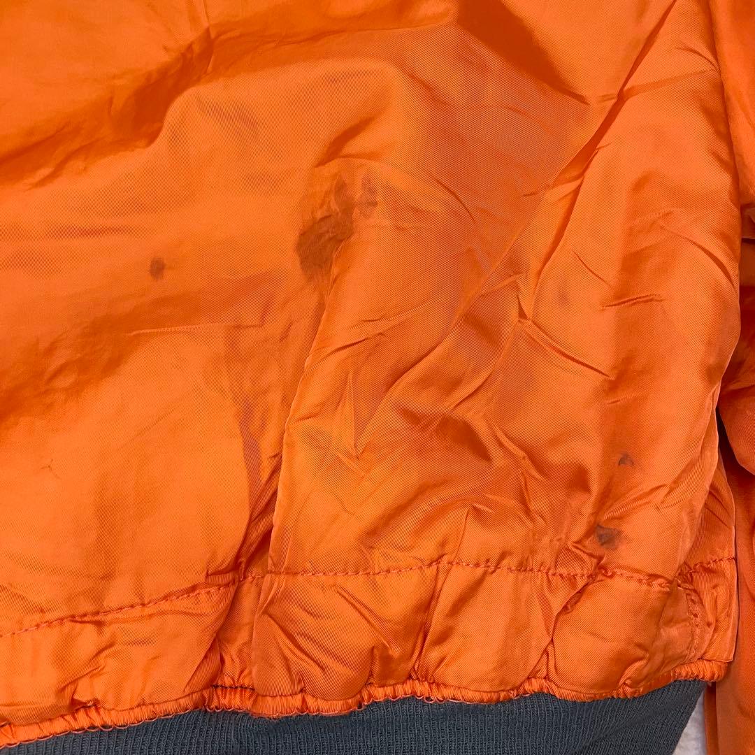 90s USA ALPHA アルファ MA-1 フライトジャケット カーキ L