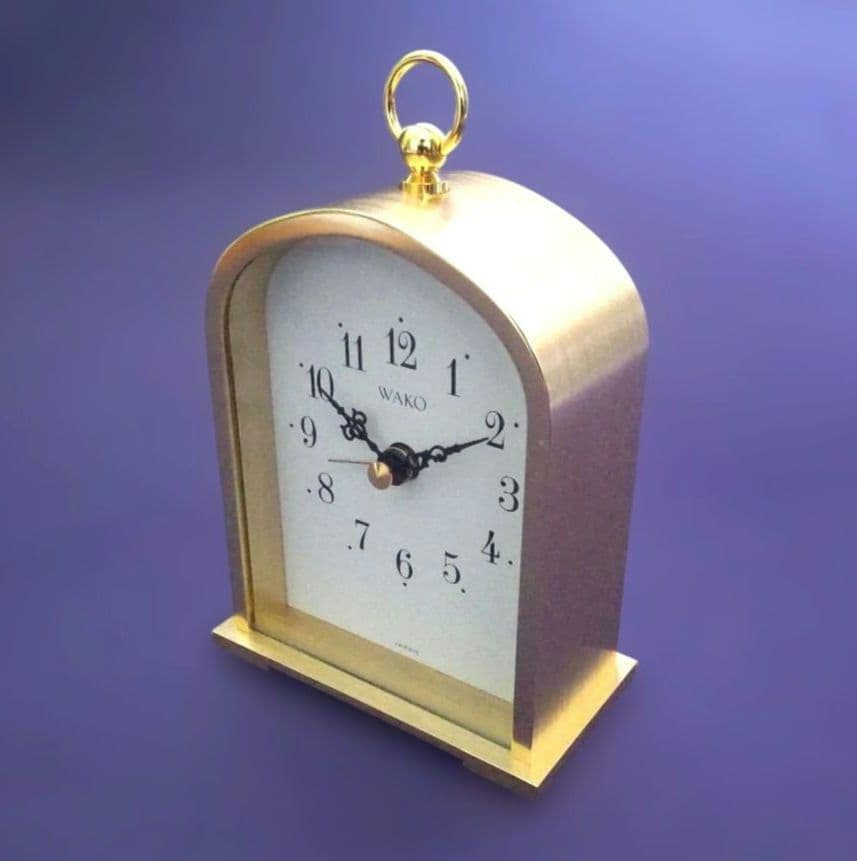 銀座和光 WAKO 置き時計 未使用 QP930 クロック 動作確認済み