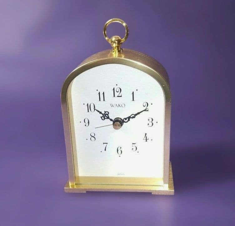 銀座和光 WAKO 置き時計 未使用 QP930 クロック 動作確認済み
