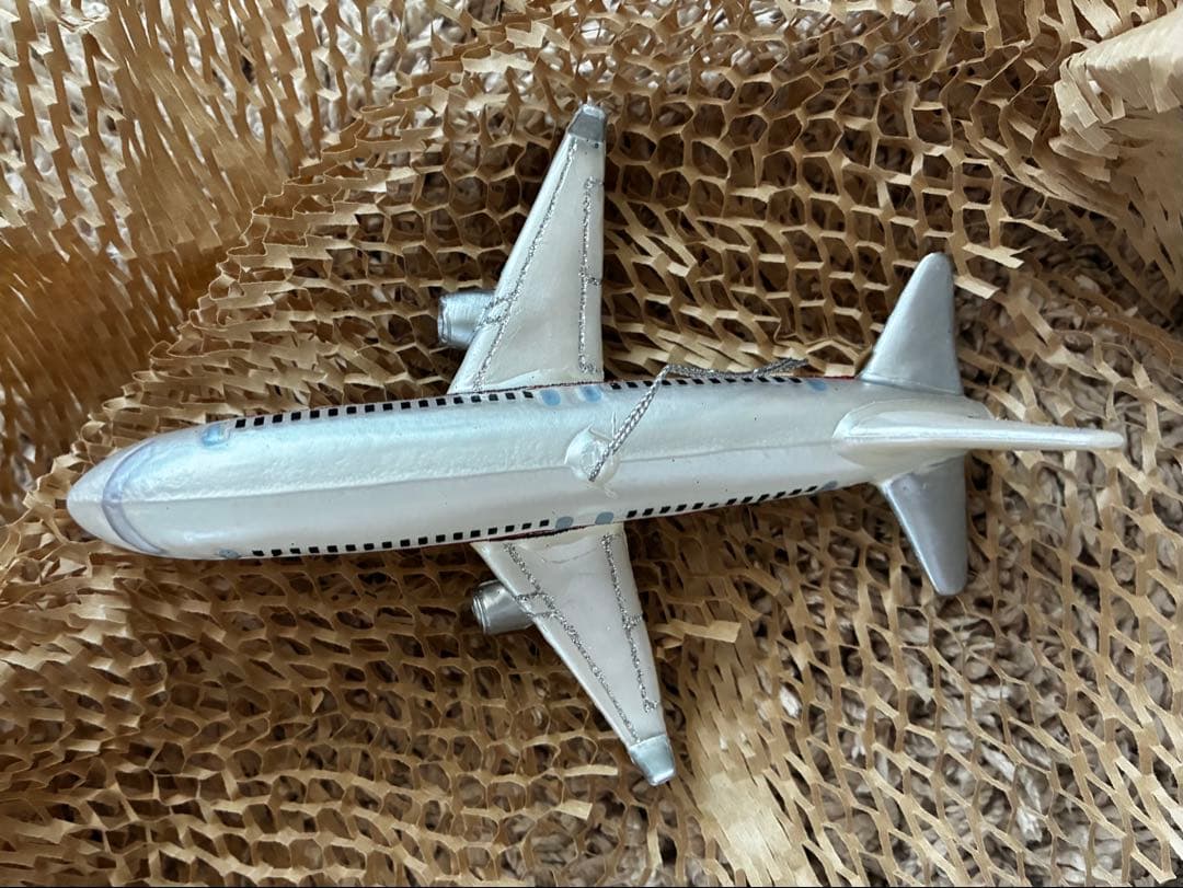 最終値下げ　航空機　クリスマスオーナメント 吹きガラス アメリカ製　アスティエ