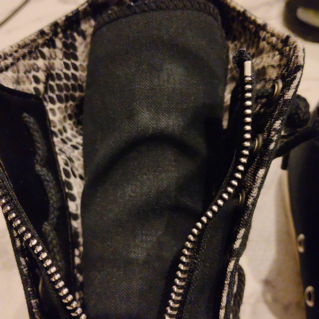 コンバース ノンネイティブ ブラック ジッパースニーカー キムタク 木村拓哉