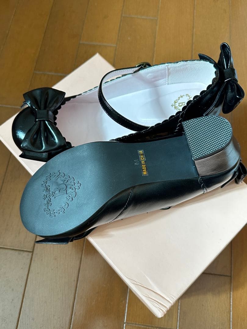 最終割引アンティークリボンシューズ