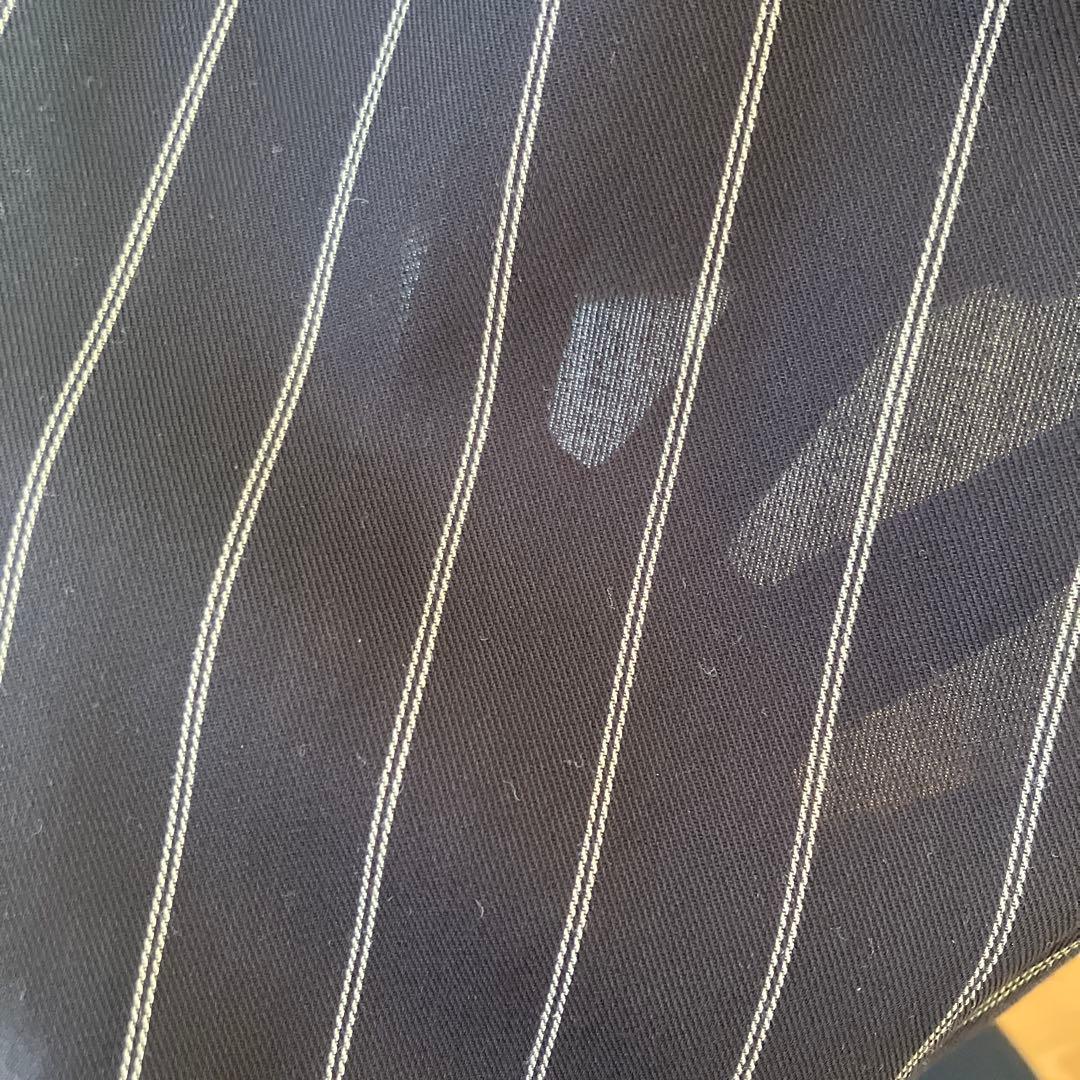 ワンピース CLANE STRIPE TIE ARRANGE FLARE ONEPIECE