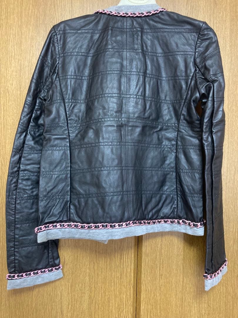 D&Gレザーブルゾン美品38