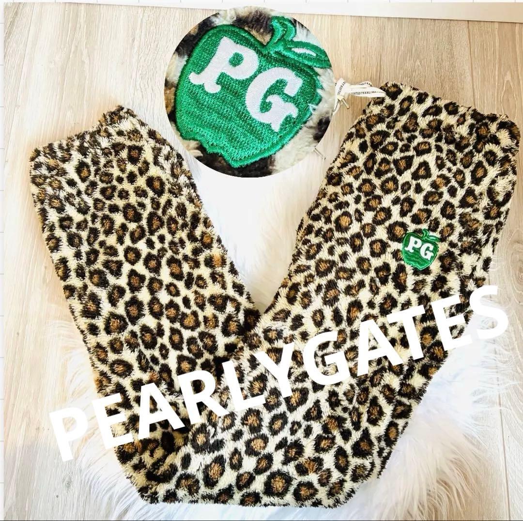 未使用級　PEARLYGATES パーリーゲイツ　レオパード　PG ボア