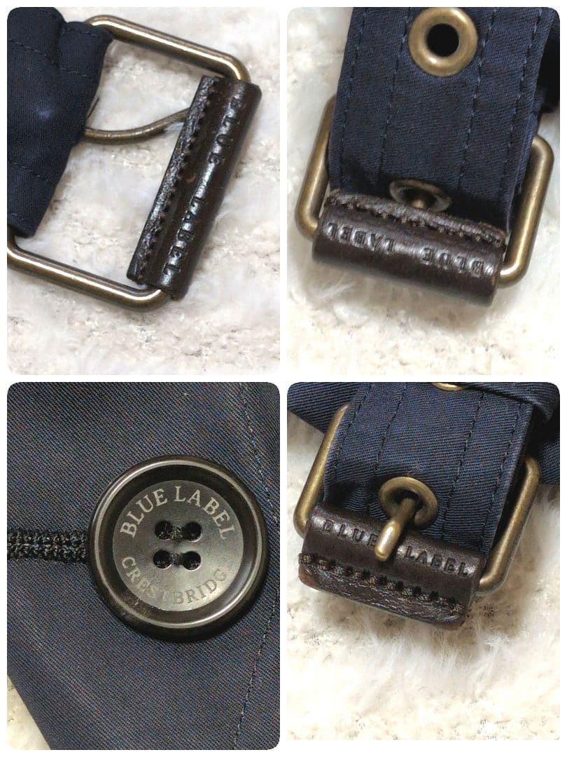 BURBERRY LONDON バーバリー ロンドン ファー付き トレンチコート