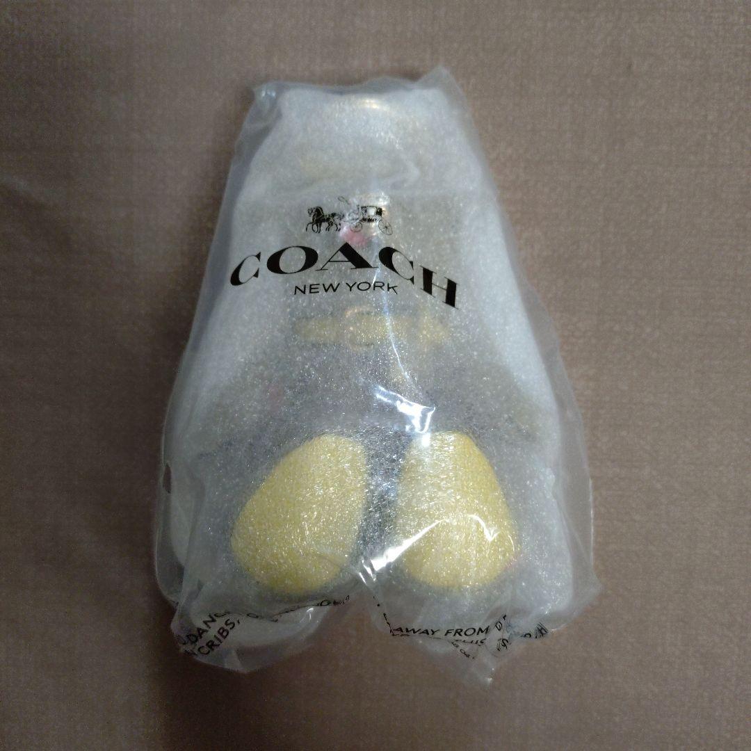 【新品・未使用】COACH /ベア　バッグチャーム　☆ドリーミー　ベジープリント