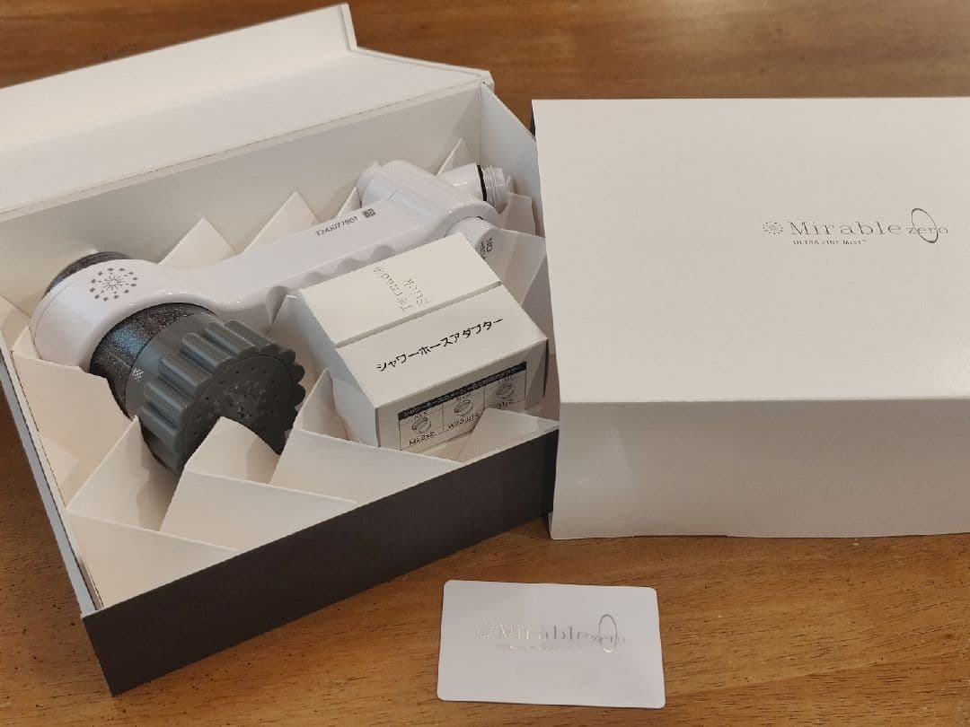 ミラブルzero ウルトラファインミスト シャワーヘッド 【美品】