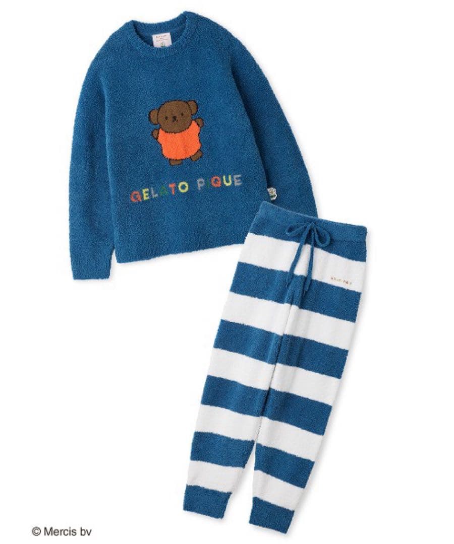 【gelato pique】Dick Bruna プルオーバー&ロングパンツ