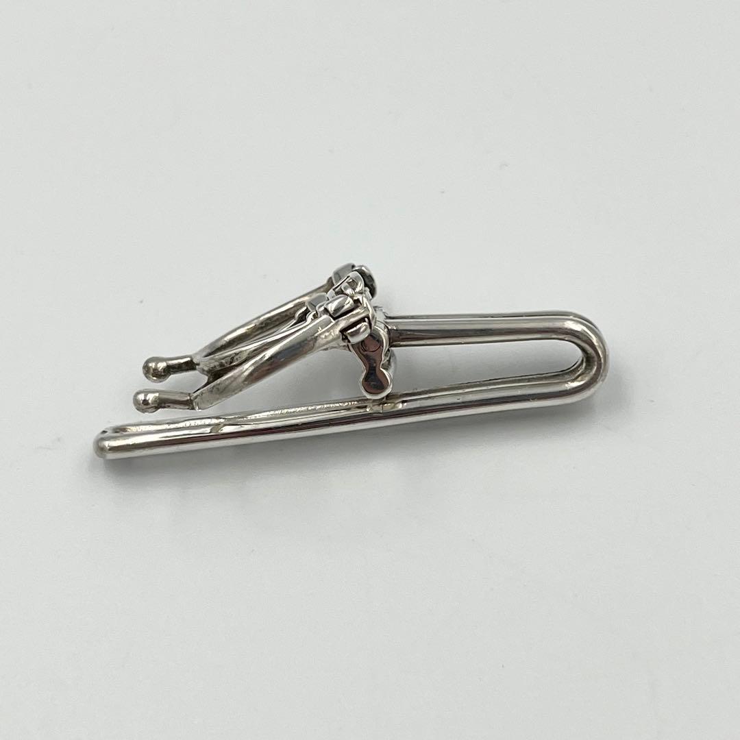 【希少デザイン】HERMES マネークリップ 拍車 ヴィンテージ　箱付き