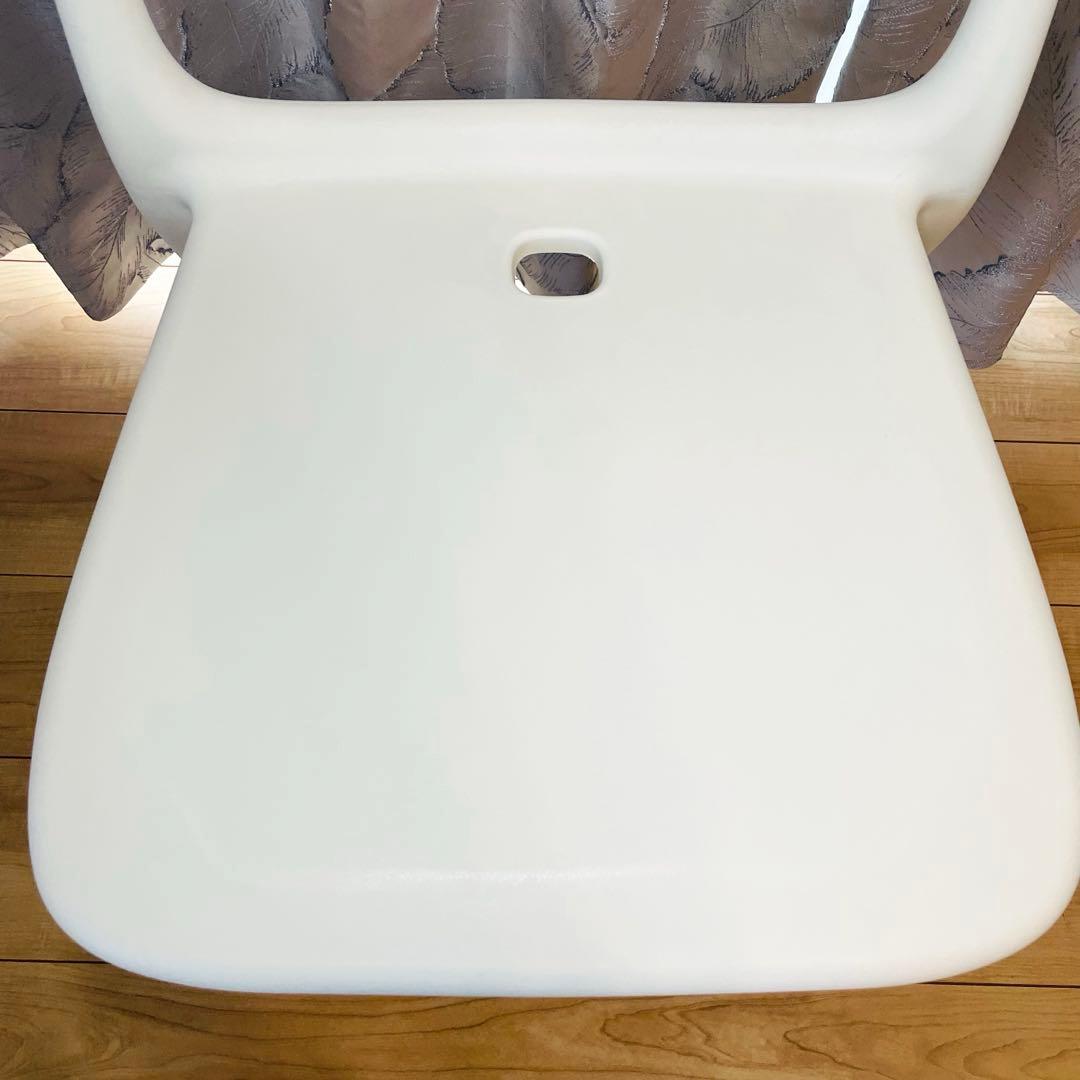 廃盤　希少　IKEA URBAN ウルバン　スタッキングチェア 白　2脚セット①