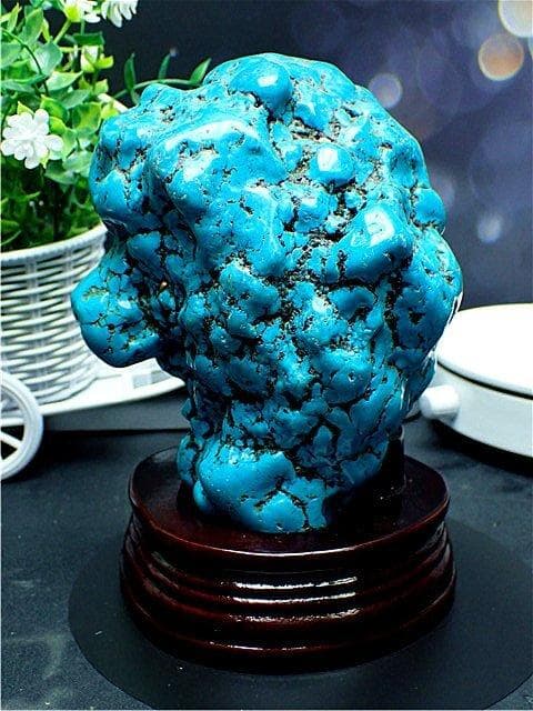 約：1815g 超綺麗ターコイズ（トルコ石）原石B85J3/167J08D