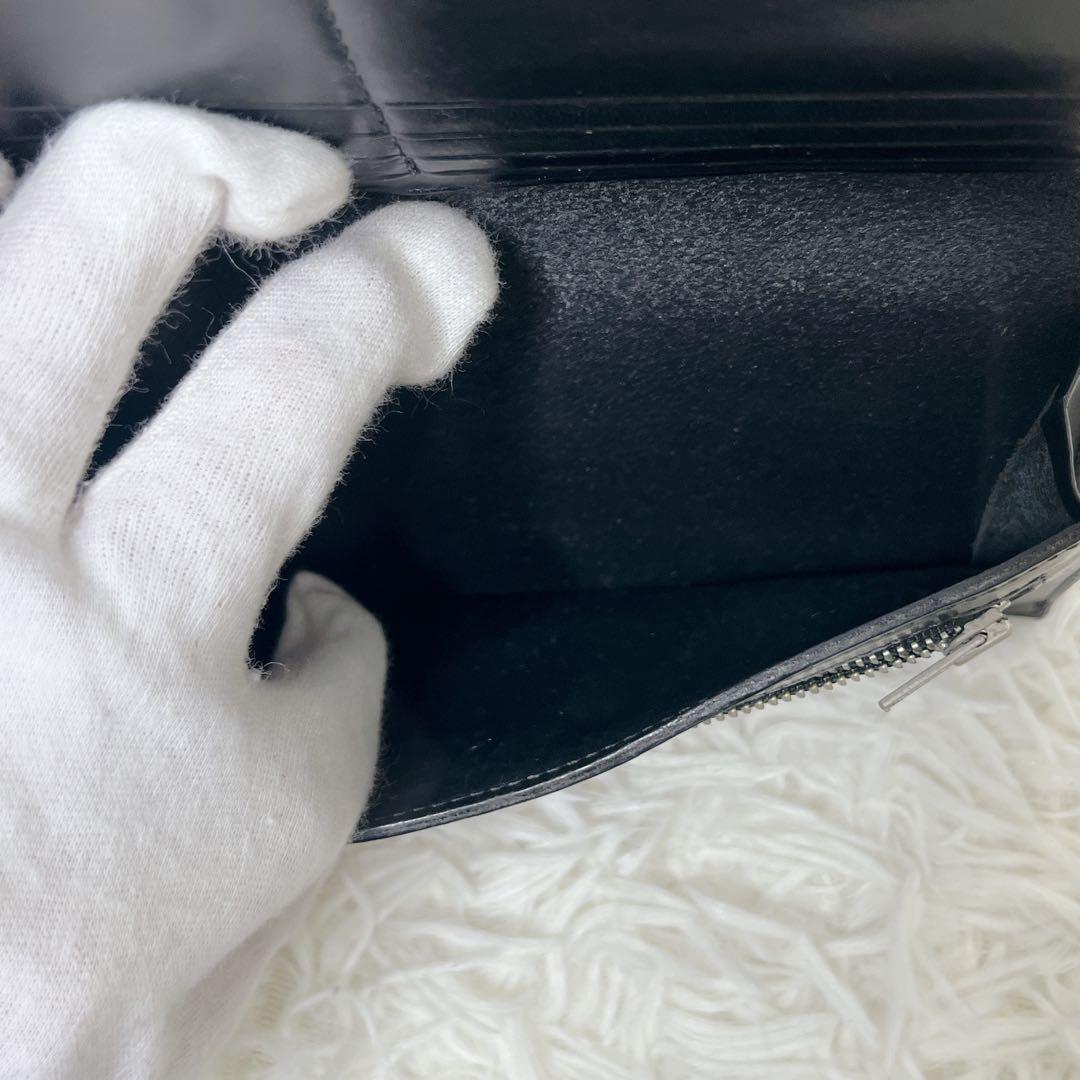 PORTER バイカーウォレット 長財布 レザー 黒 925 シルバーリング