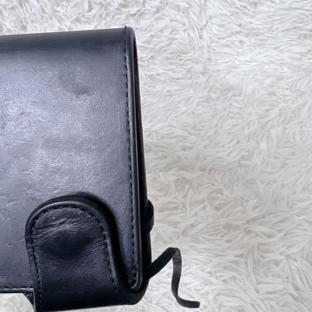 PORTER バイカーウォレット 長財布 レザー 黒 925 シルバーリング