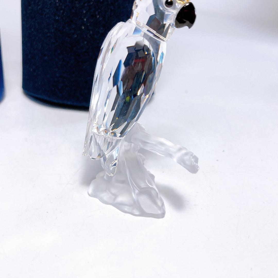 【未使用】スワロフスキー バタンインコ 置物　 インコ・オウム |1510|　☆