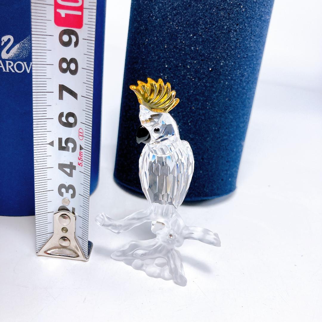 【未使用】スワロフスキー バタンインコ 置物　 インコ・オウム |1510|　☆