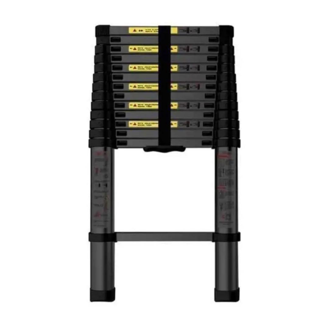 はしご 伸縮 3.8m ハシゴ 梯子 150kg 自動ロックスライド式