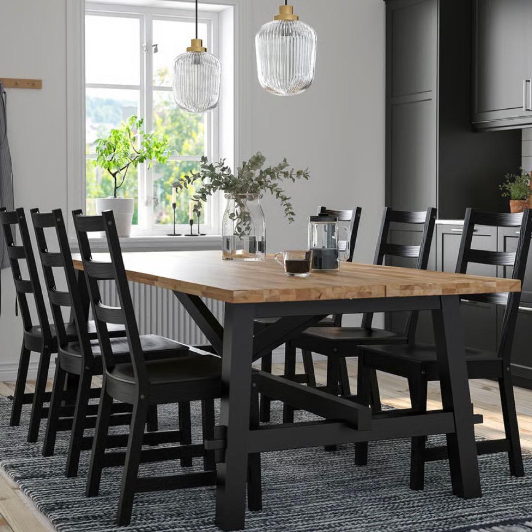 IKEA ダイニングテーブル SKOGSTA スコグスタ 235cm