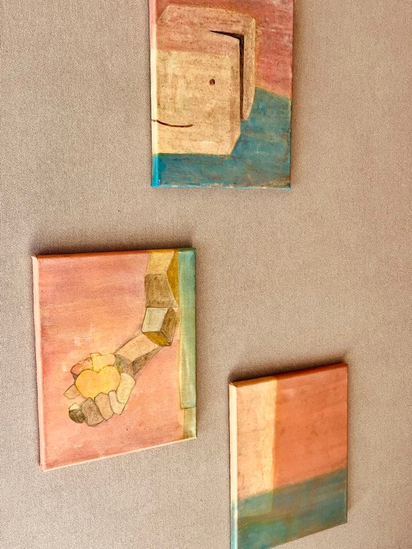 抽象画 5点セット キャンバスアート