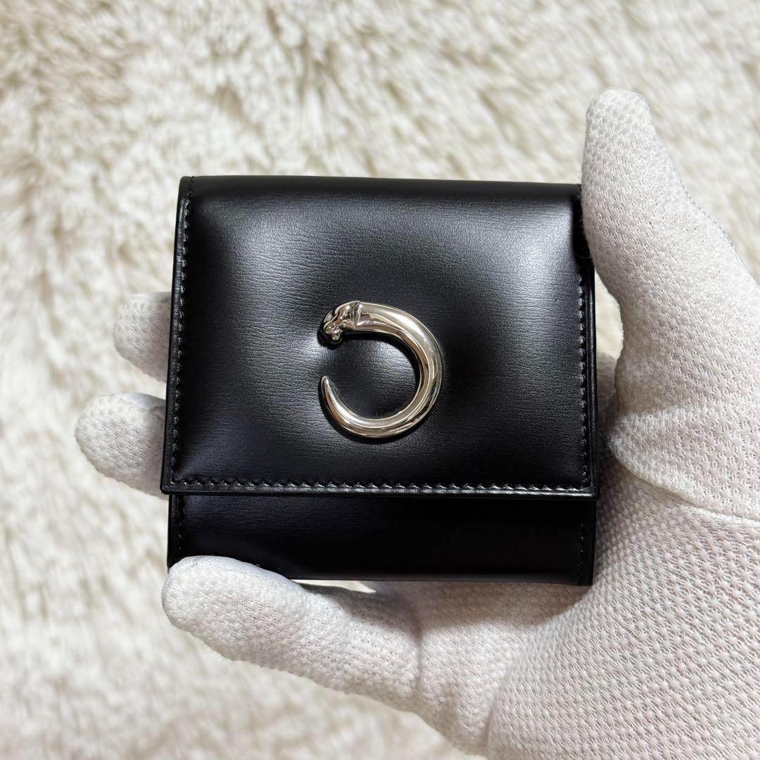 【未使用】Cartier カルティエ　パンテール　ケース　カーフスキン