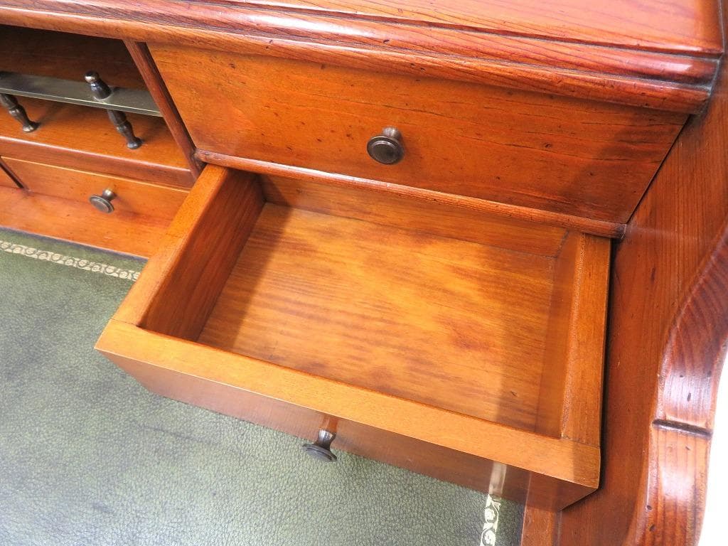 展示品　バロッサバレンティ　ライティングデスク　ビューロー　書斎机　本革　高級