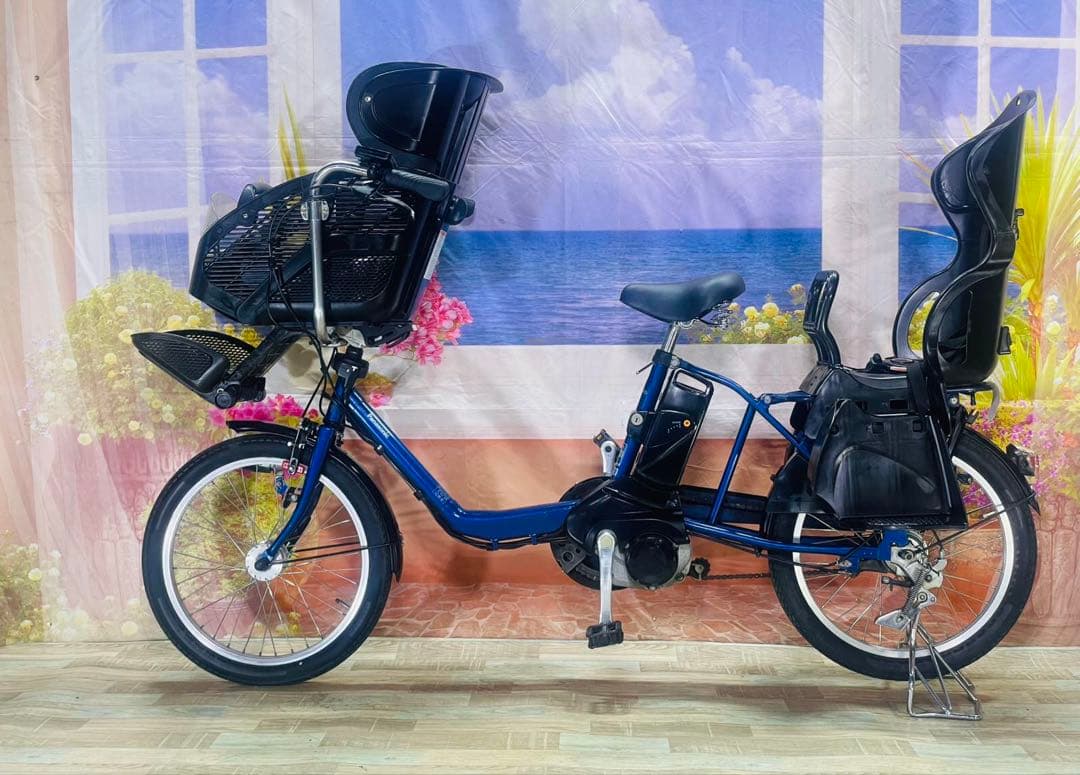パナソニックギュット⭐️13AH！子供乗せ電動アシスト自転車Y3261