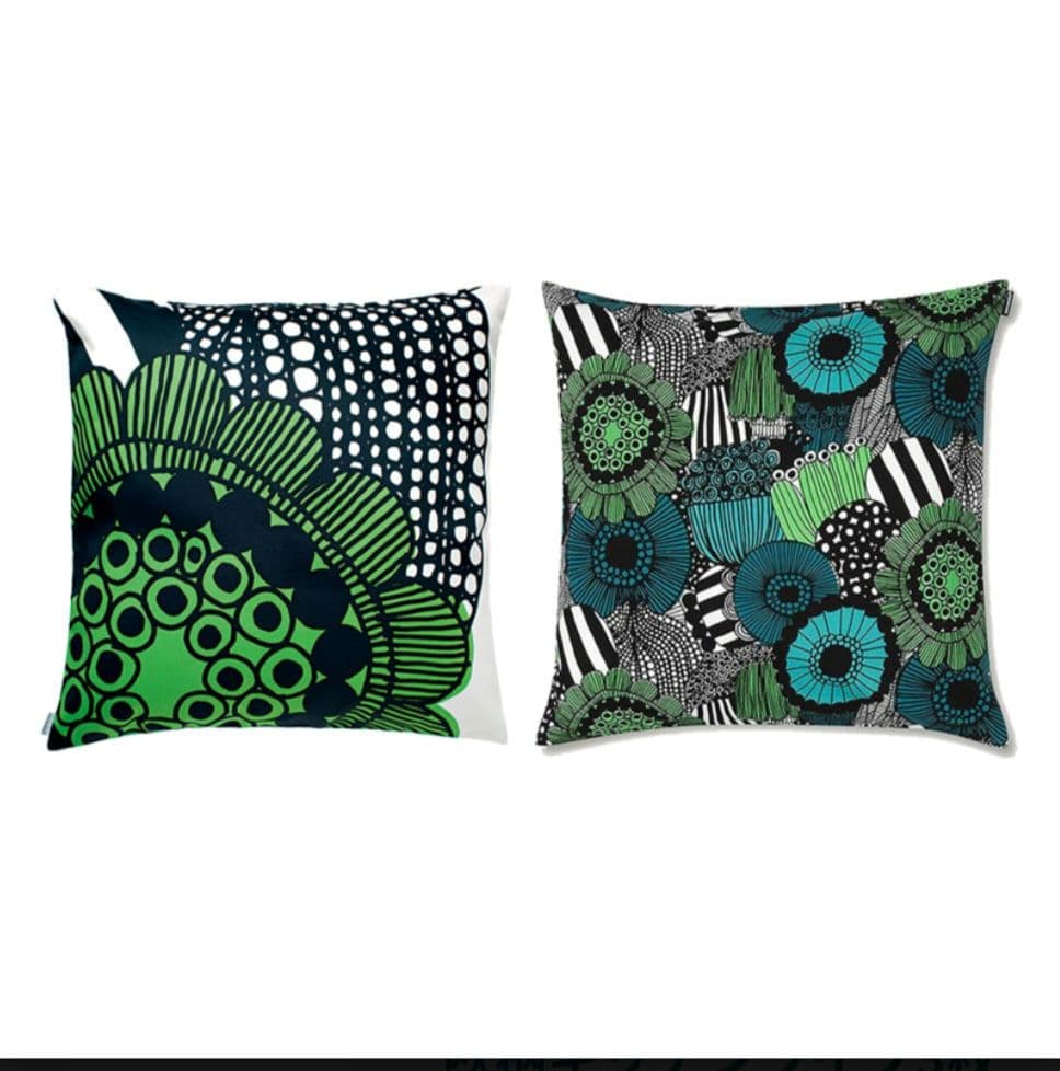 未使用　マリメッコ　クッションカバー2枚セット