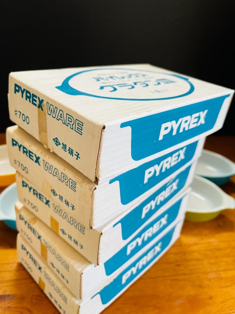 【未使用】　コーニング社　オールドパイレックス　PYREX 　グラタン皿　USA