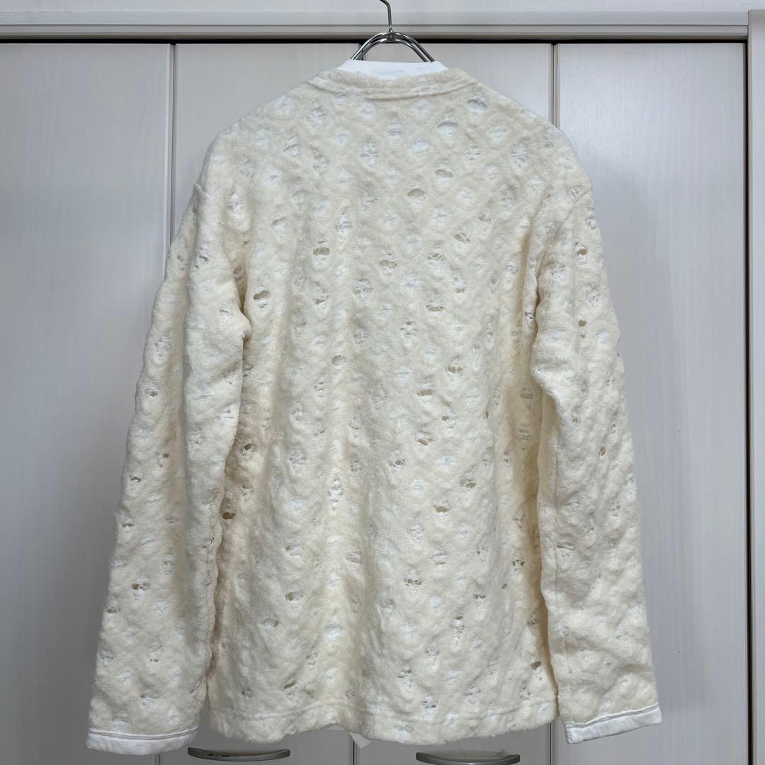 Yohji Yamamoto pour homme クラッシュパイルカーディガン