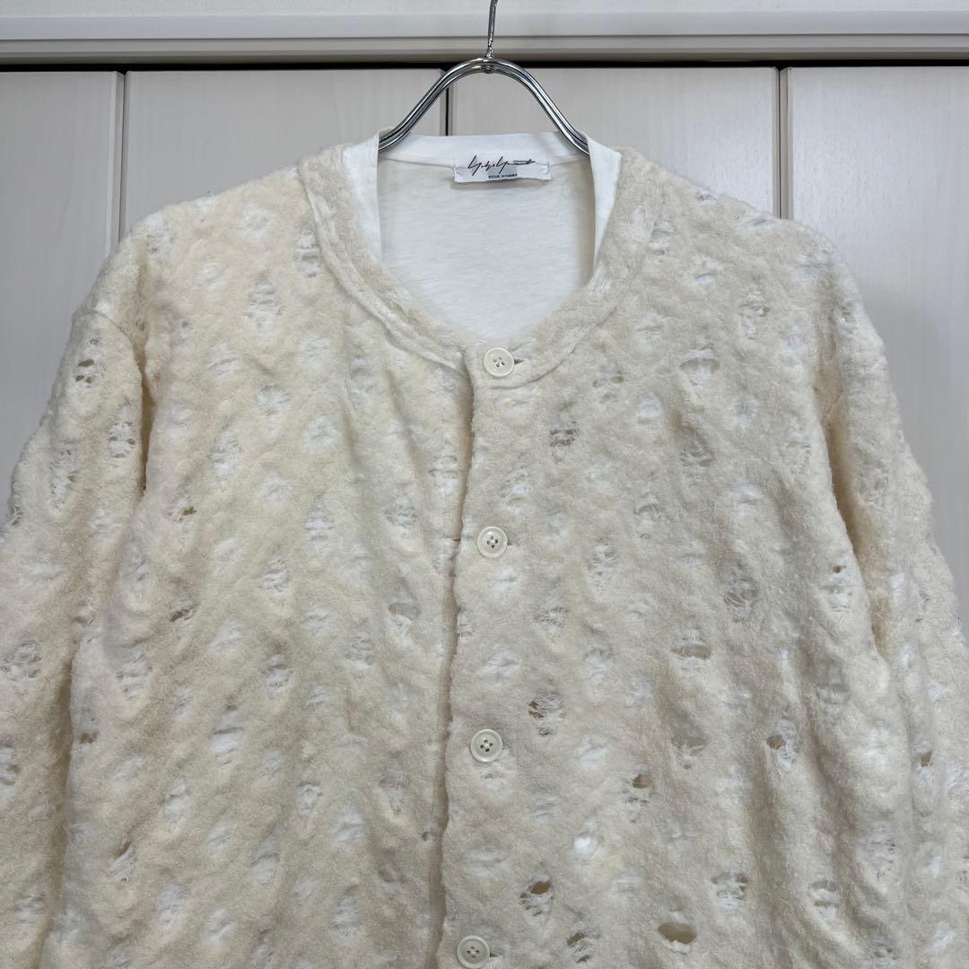 Yohji Yamamoto pour homme クラッシュパイルカーディガン